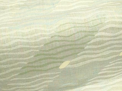 平和屋着物＊夏物　両面　六通柄袋帯　よろけ縞　市松文様　正絹　逸品　未使用　CABJ1789rv