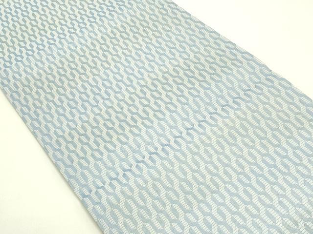 平和屋着物＊夏物　両面　六通柄袋帯　よろけ縞　市松文様　正絹　逸品　未使用　CABJ1789rv