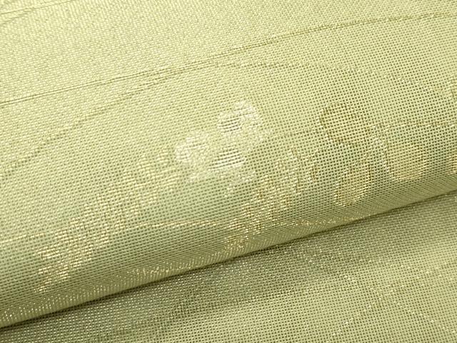 平和屋着物＊夏物　六通柄袋帯　萩　金銀糸　正絹　逸品　CABJ1790rv