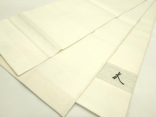 平和屋着物＊夏物　太鼓柄袋帯　すくい織　トンボ　正絹　逸品　未使用　CABJ1792rv