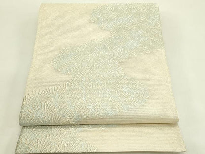 平和屋着物＊夏物　六通柄袋帯　松葉　金銀糸　正絹　逸品　未使用　CABJ1793rv