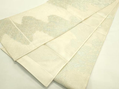 平和屋着物＊夏物　六通柄袋帯　松葉　金銀糸　正絹　逸品　未使用　CABJ1793rv
