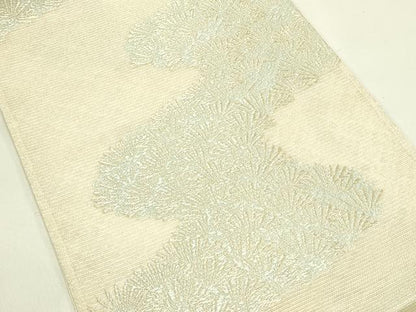 平和屋着物＊夏物　六通柄袋帯　松葉　金銀糸　正絹　逸品　未使用　CABJ1793rv