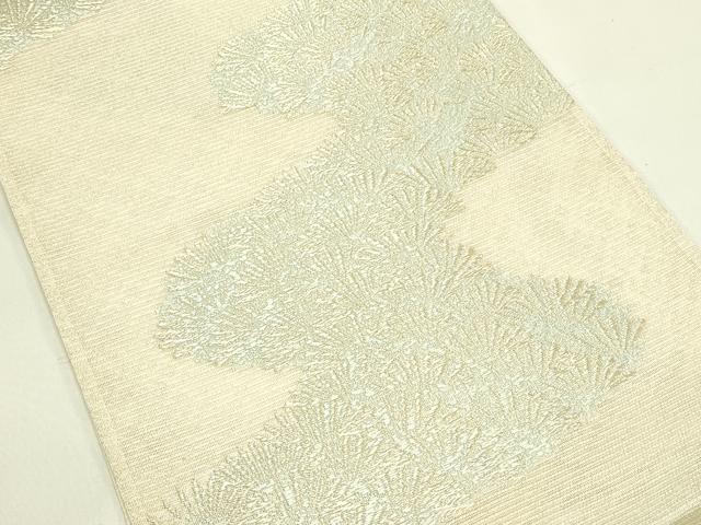 平和屋着物＊夏物　六通柄袋帯　松葉　金銀糸　正絹　逸品　未使用　CABJ1793rv