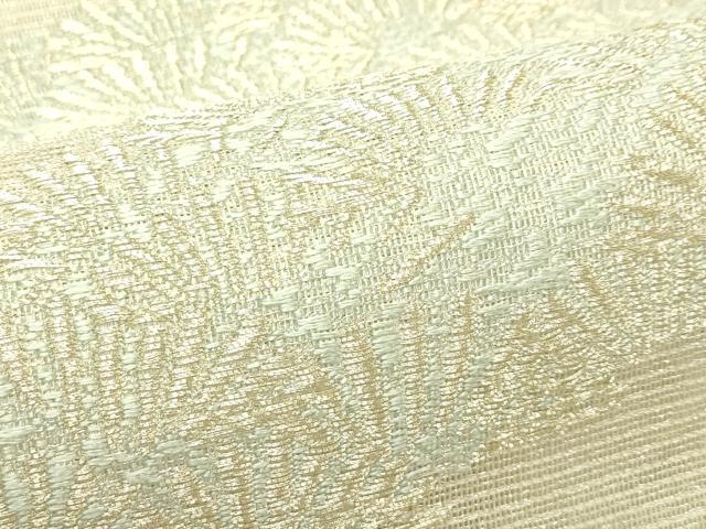 平和屋着物＊夏物　六通柄袋帯　松葉　金銀糸　正絹　逸品　未使用　CABJ1793rv