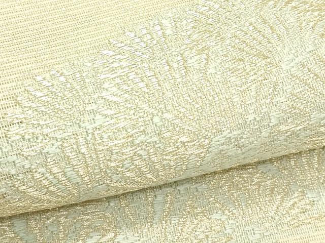 平和屋着物＊夏物　六通柄袋帯　松葉　金銀糸　正絹　逸品　未使用　CABJ1793rv