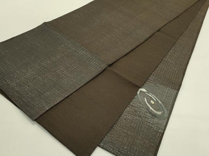 平和屋着物▽太鼓柄袋帯　スリーシーズン　春夏秋　すくい織　丸文　金銀糸　正絹　逸品　CABJ1800rv