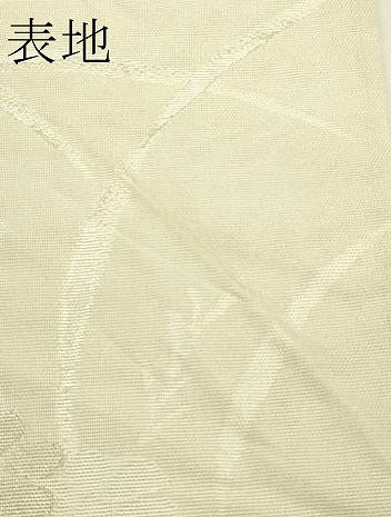 平和屋着物＊夏物　六通柄袋帯　秋草文　銀糸　正絹　逸品　CABJ1806rv