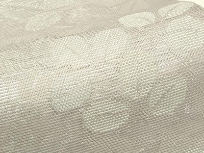 平和屋着物＊夏物　六通柄袋帯　萩　銀糸　正絹　逸品　CABJ1809rv
