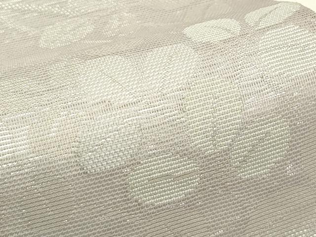 平和屋着物＊夏物　六通柄袋帯　萩　銀糸　正絹　逸品　CABJ1809rv
