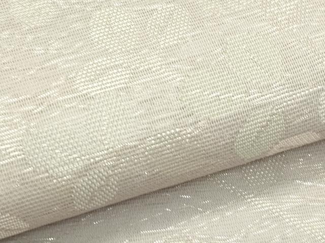 平和屋着物＊夏物　六通柄袋帯　萩　銀糸　正絹　逸品　CABJ1809rv