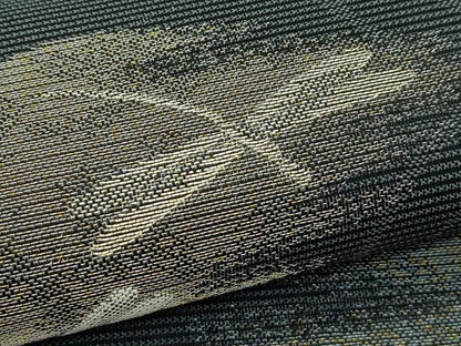 平和屋着物＊夏物　六通柄袋帯　トンボ　金糸　正絹　逸品　CABJ1821rv