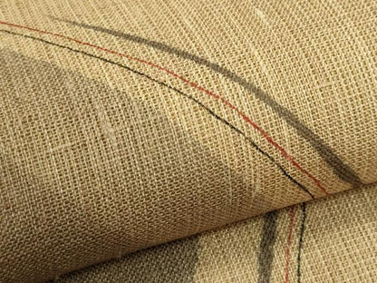 平和屋着物＊夏物　両面　太鼓柄袋帯　幾何学文様　正絹　逸品　未使用　CABJ1822rv