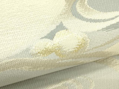 平和屋着物＊夏物　六通柄袋帯　立波文　金銀糸　正絹　逸品　CABJ1824rv