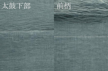 平和屋着物＊夏物　太鼓柄袋帯　すくい織　芝草楓文　正絹　逸品　未使用　CABJ1831rv
