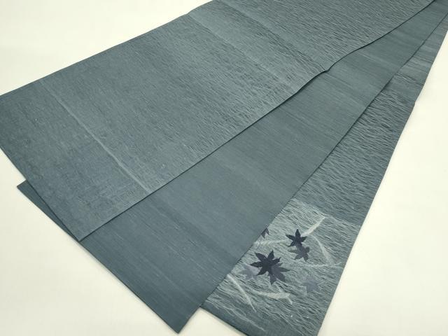 平和屋着物＊夏物　太鼓柄袋帯　すくい織　芝草楓文　正絹　逸品　未使用　CABJ1831rv