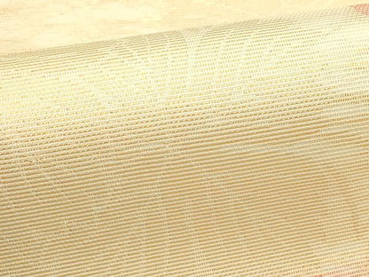 平和屋着物＊夏物　全通柄　本袋帯　葡萄蔦の葉文　金糸　正絹　逸品　CABJ1837rv