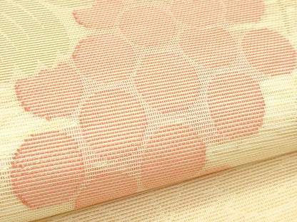 平和屋着物＊夏物　全通柄　本袋帯　葡萄蔦の葉文　金糸　正絹　逸品　CABJ1837rv