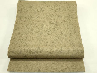 平和屋着物＊夏物　六通柄　本袋帯　更紗花文　三越扱い　正絹　逸品　CABJ1842rv