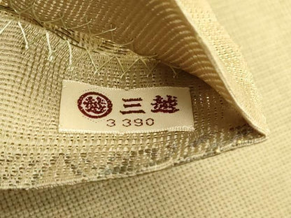 平和屋着物＊夏物　六通柄　本袋帯　更紗花文　三越扱い　正絹　逸品　CABJ1842rv