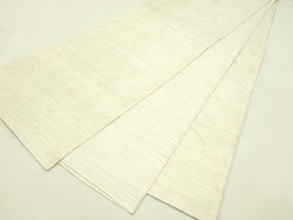 平和屋着物＊夏物　太鼓柄袋帯　櫛織　雲重ね文　銀糸　正絹　逸品　CABJ1854rv