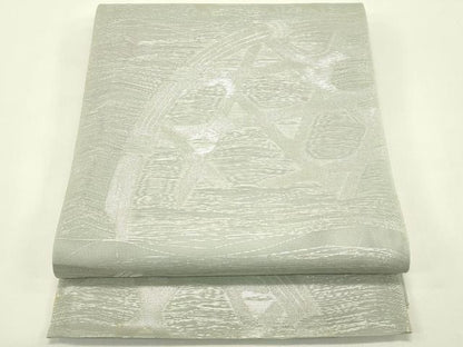 平和屋着物＊夏物　六通柄　本袋帯　籬文様　銀糸　正絹　逸品　CABJ1855rv