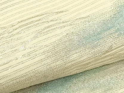 平和屋着物＊夏物　太鼓柄袋帯　絽綴れ　霞文　銀糸　正絹　逸品　CABJ1860rv