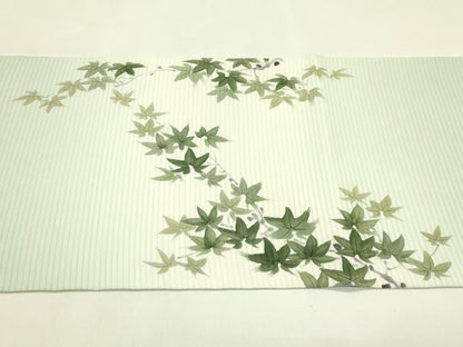 平和屋着物＊夏物　絽塩瀬　太鼓柄袋帯　鯉　楓　正絹　逸品　未使用　CABJ1875rv