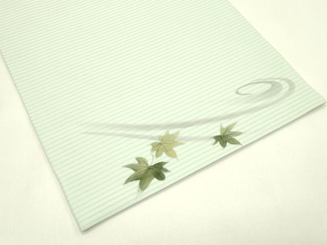 平和屋着物＊夏物　絽塩瀬　太鼓柄袋帯　鯉　楓　正絹　逸品　未使用　CABJ1875rv