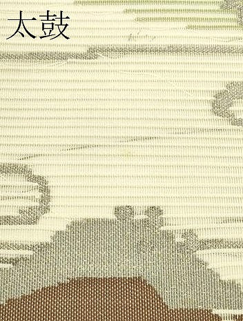 平和屋着物＊夏物　太鼓柄袋帯　絽綴れ　風景文　金銀糸　正絹　逸品　未使用　CABJ1883rv