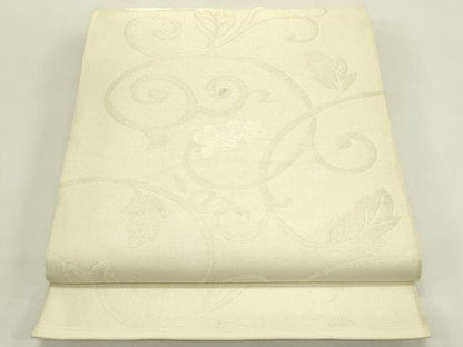 平和屋着物＊夏物　六通柄袋帯　葡萄唐草文　金糸　正絹　逸品　CABJ1887rv