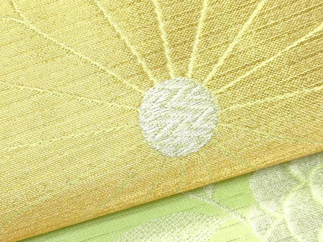 平和屋着物＊夏物　アンティーク　大正ロマン　六通柄　京袋帯　菊　金銀糸　CABJ1889rv