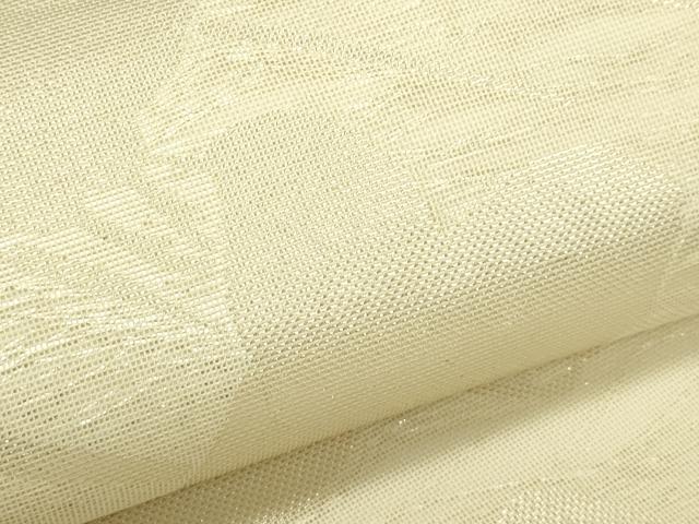 平和屋着物＊夏物　全通柄　本　千鳥立波文　銀糸　袋帯　正絹　逸品　CABJ1891rv