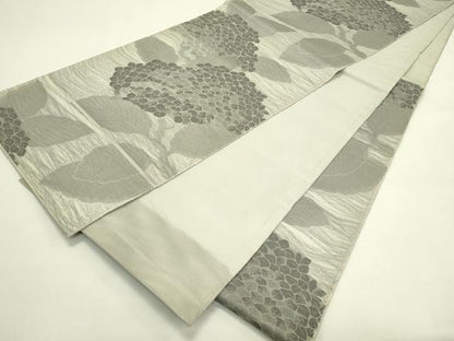 平和屋着物＊夏物　六通柄袋帯　紫陽花　正絹　逸品　CABJ1894rv