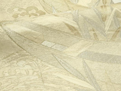 平和屋着物＊夏物　六通柄袋帯　立波筏文　金銀糸　正絹　逸品　CABJ1900rv