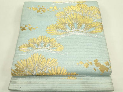 平和屋着物＊夏物　アンティーク　大正ロマン　六通柄　京袋帯　松　金銀糸　CABJ1902rv