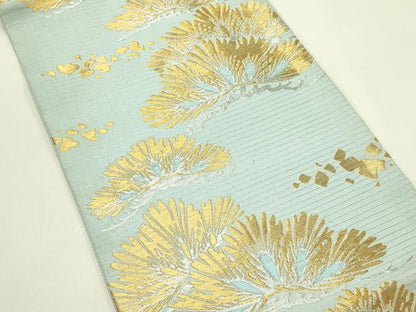 平和屋着物＊夏物　アンティーク　大正ロマン　六通柄　京袋帯　松　金銀糸　CABJ1902rv