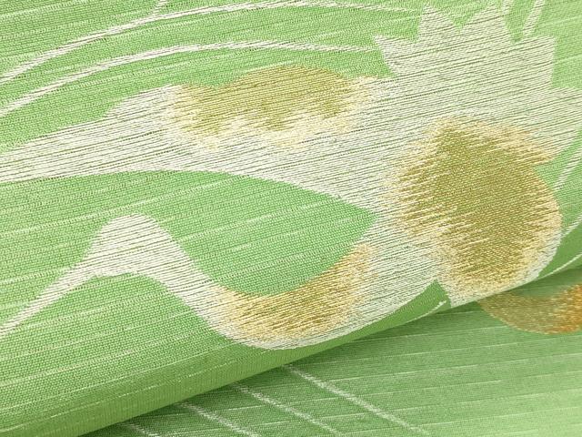 平和屋着物＊夏物　アンティーク　大正ロマン　六通柄　京袋帯　立波飛鶴文　金銀糸　CABJ1903rv