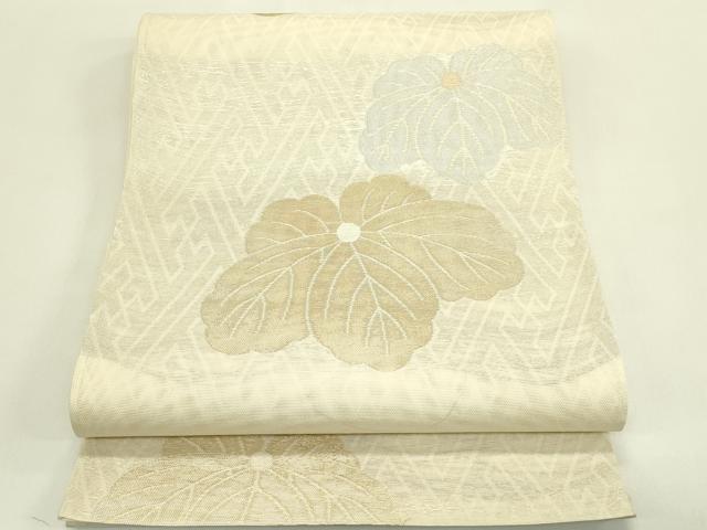 平和屋着物＊夏物　六通柄袋帯　楓　金銀糸　正絹　逸品　CABJ1914rv