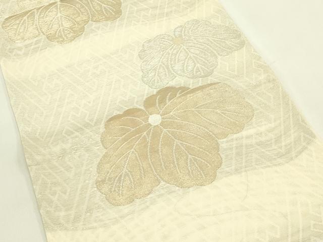 平和屋着物＊夏物　六通柄袋帯　楓　金銀糸　正絹　逸品　CABJ1914rv