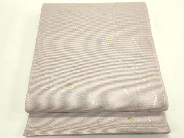 平和屋着物＊夏物　六通柄袋帯　露芝文　金銀糸　正絹　逸品　CABJ1915rv