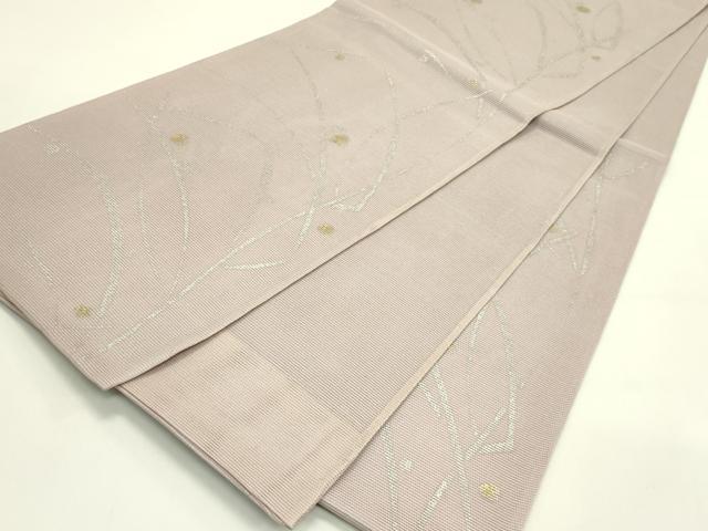 平和屋着物＊夏物　六通柄袋帯　露芝文　金銀糸　正絹　逸品　CABJ1915rv