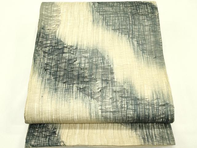 平和屋着物＊夏物　六通柄袋帯　流水文　正絹　逸品　CABJ1934rv