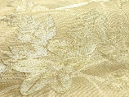 平和屋着物＊夏物　六通柄袋帯　萩　金銀糸　正絹　逸品　CABJ1941rv