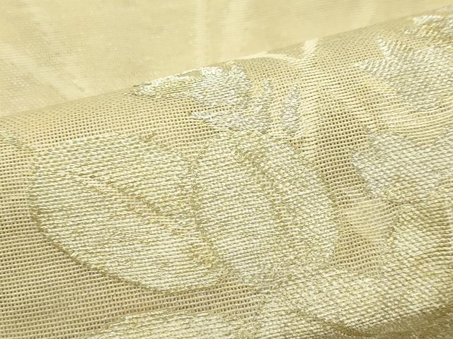 平和屋着物＊夏物　六通柄袋帯　萩　金銀糸　正絹　逸品　CABJ1941rv