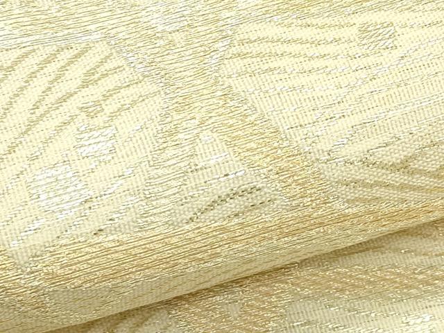 平和屋着物＊夏物　六通柄袋帯　籬文様　金糸　正絹　逸品　CABJ1944rv