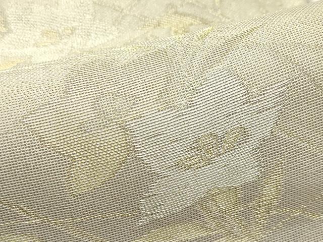 平和屋着物＊夏物　六通柄袋帯　桔梗　金銀糸　正絹　逸品　CABJ1948rv