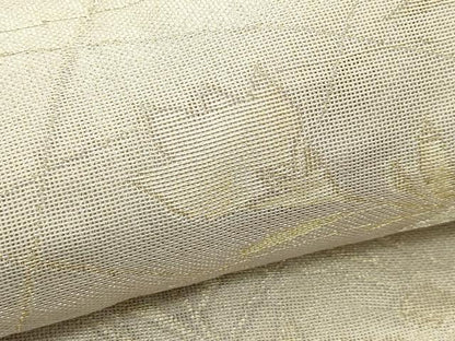 平和屋着物＊夏物　六通柄袋帯　桔梗　金銀糸　正絹　逸品　CABJ1948rv