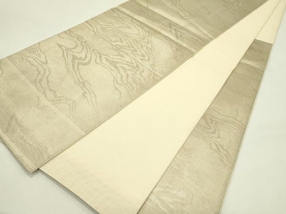 平和屋着物＊夏物　六通柄袋帯　霞文　金糸　正絹　逸品　CABJ1949rv
