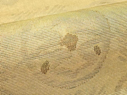 平和屋着物＊夏物　六通柄袋帯　抽象花文　金糸　正絹　逸品　未使用　CABJ1952rv